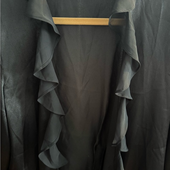 NWOT, GORGEOUS, Oscar de la Renta-Fine Label Black Nightgown & Robe. NEVER WORN - Picture 15 of 16